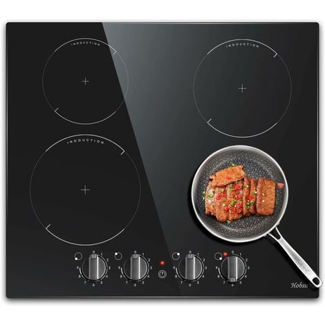 Table de cuisson à induction - Plaque de cuisson Induction INVISIBLE -  Cookingrak - 4 foyers / encastrable / avec commandes tactiles