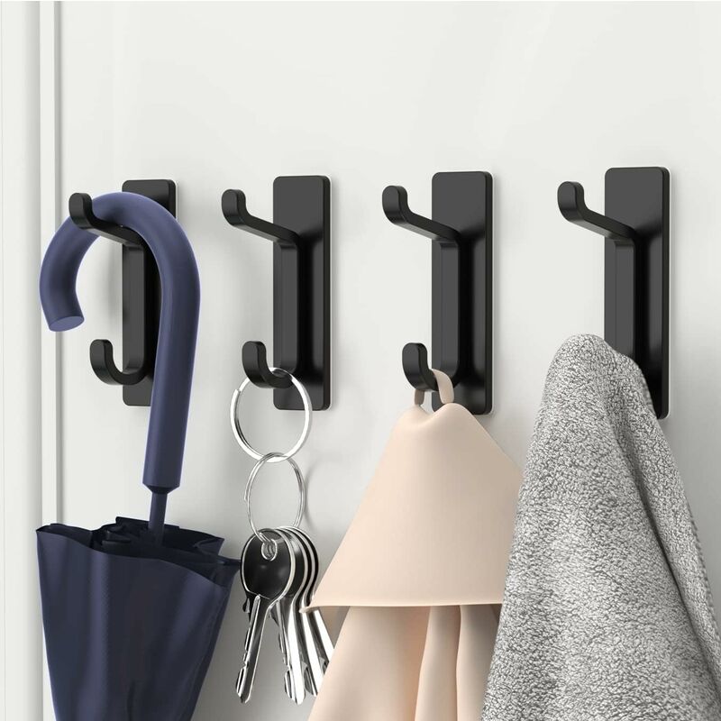 Adhesive Wall Hook, Bathroom Towel Holder, Kitchen Tea Towel Hook