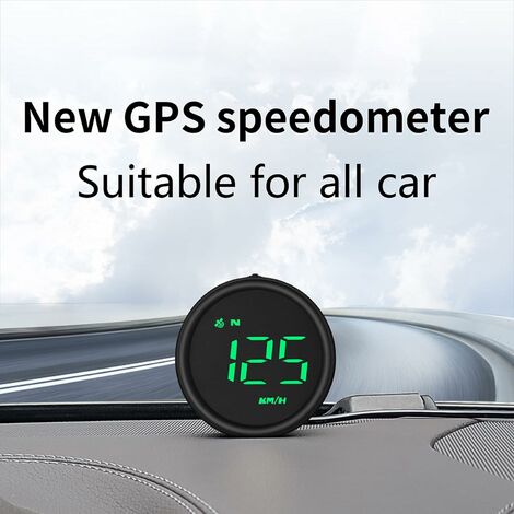 Universal Digital GPS Speedometer, Overspeed Warning, Mileage