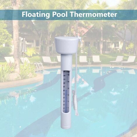 Floating Pool Thermometer Shock Resistant Swimming Pool Thermometer With  Rope For All Pools, Spas, Hot Tubs, Aquariums & Fish Ponds
