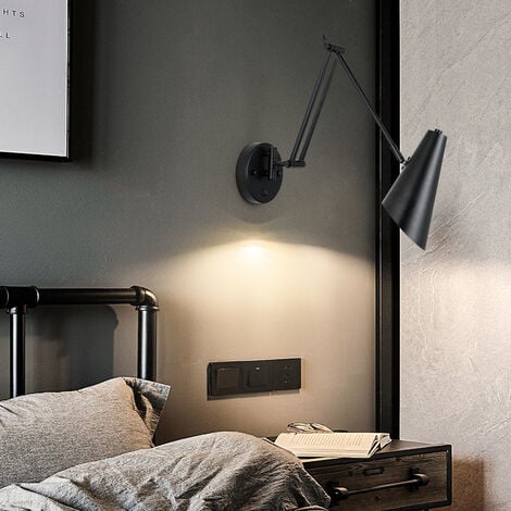 Wall mounted deals lamp for study