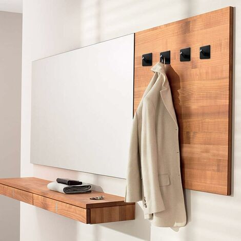 PrimeMatik - Stainless steel coat hook for wall mount. Clothes