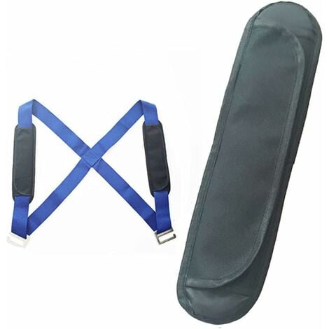 Shoulder Strap Pad Bag Strap Pad - Neoprene Shell and Natural Rubber  Padding - Black
