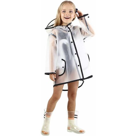 Kids cheap transparent raincoat