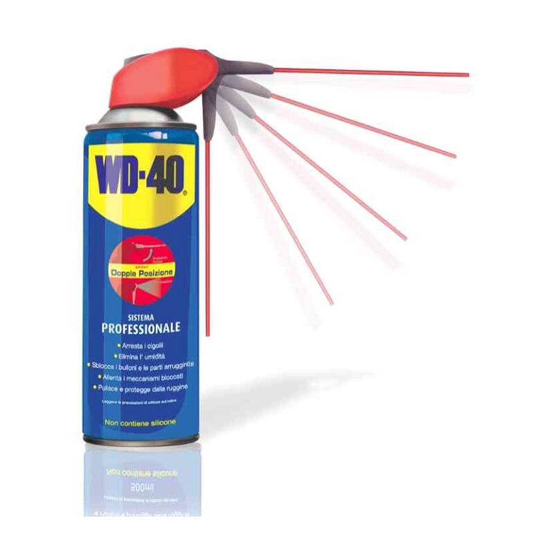 SBLOCCANTE SPRAY WD40 290 ML GETTO POSIZIONABILE DOPPIA AZIONE