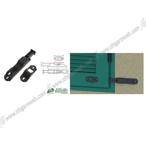 FERMAPERSIANA AUTOMATICO CON MOLLA NYLON mm.121x26x26 prodotta da DIDIEFFE