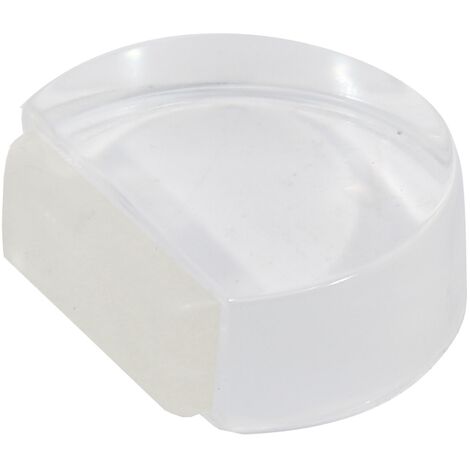 6 Fermaporta Trasparenti Autoadesivi - Protezione Per Pareti E Mobili, Facili Da Installare