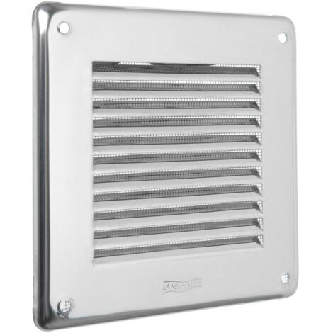 Griglia Ventilazione Acciaio Inox 50x150-400 Mm – Copertura Condotto Regolabile – Colore Nero