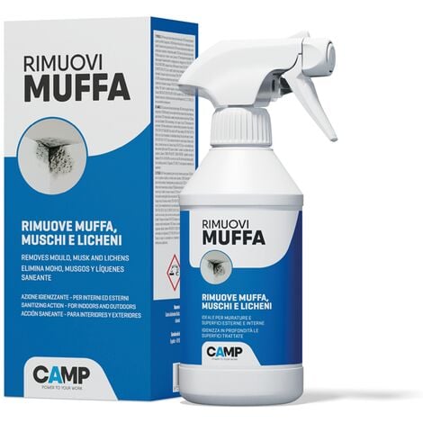 Antimuffa Spray Contro Muffe Alghe Muschi Licheni Detergente