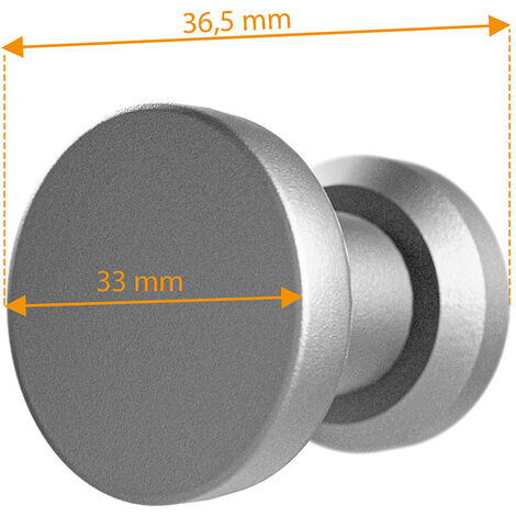 Lot De 2 Poignées Autocollantes En Aluminium Noir 170 Mm - Pour Armoire Cuisine Salle De Bain Installation Facile Sans Percage 98701562