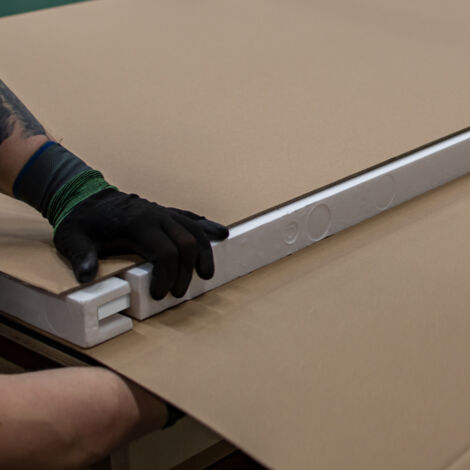 Vantail de porte coulissante en bois blanc 1025 x 2200 mm