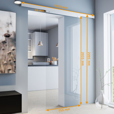 Porte battante en verre avec cadre en acier, nouveau modèle, vente en