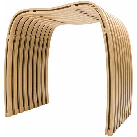 Tabouret De Toilette Pliable En Bambou - Hauteur 17cm - Position Ergonomique Accroupie - Pour Constipation, Hémorroïdes