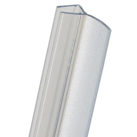 Schulte joint d'étanchéité vertical translucide, pour porte de douche, universel, 2010 mm recoupable, pour porte de 6 à 8 mm