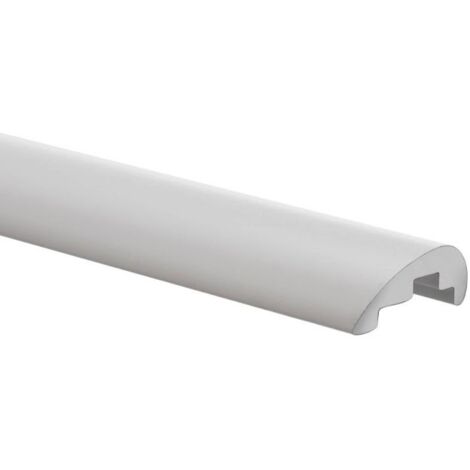Schulte barre de seuil d'étanchéité universelle, 100 cm recoupable, barre de renfort, blanc