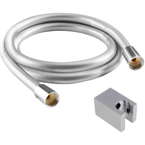 Collection, flexible de douche, L: 175 cm, anti-torsion, chrome, pour douchette, TESKO (1/5)