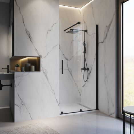 Paroi Douche Walk In 75CM H190 Verre Transparent Avec Traitement Anticalcaire Mod Flip 91274512