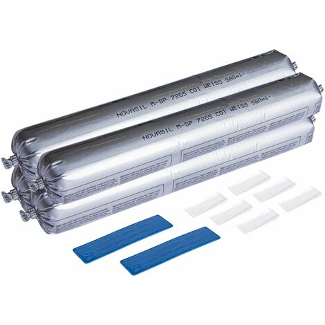 Cartouches souples de colle pour panneaux muraux DecoDesign Schulte lot de 4 cartouches