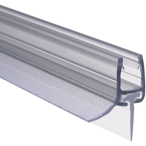 STEIGNER Joint de douche pour paroi en verre, 30cm, vitre 6/7/8mm, joint  d'étanchéité PVC droit pour les cabines de douche réctangulaires, UK09