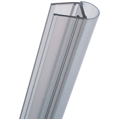 STEIGNER Joint de douche pour paroi en verre, 30cm, vitre 5/ 6 mm, joint  d'étanchéité PVC droit pour les cabines de douche réctangulaires, UK24-06