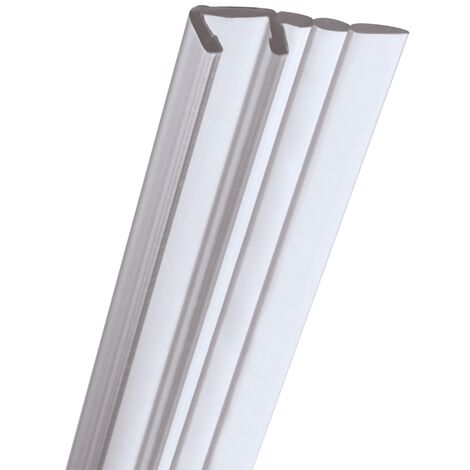 STEIGNER Joint de douche pour paroi en verre, 110cm, vitre 6/7/8mm, joint  d'étanchéité PVC droit pour les cabines de douche réctangulaires, UK05