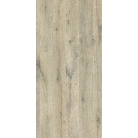 Panneau mural Chêne vieilli ciré, revêtement pour douche et salle de bain, DécoDesign DÉCOR, Schulte, 100 x 210 cm
