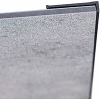 Profilé de finition pour panneau mural de douche, DécoDesign, Schulte, Noir, 255 cm minimaliste