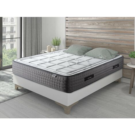 Lot de 2 Matelas 100x200 Mousse Haute Résilience HR 35Kg-m3 - Epaisseur 21  Cm - Soutien Souple - Grand Confort - Calme 100 200