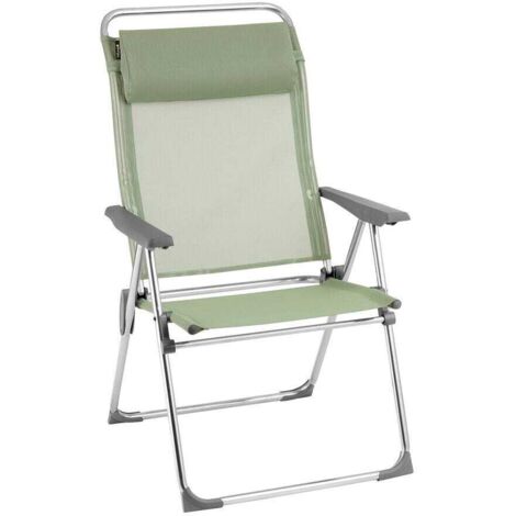 Lafuma ALU CHAM Fauteuil Pliant - Multi-positions Made In France Siège Multi -positions Luxe