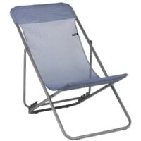 LAFUMA MOBILIER - Transat de jardin pliable - TRANSATUBE2 - Ocean II Tube Titane