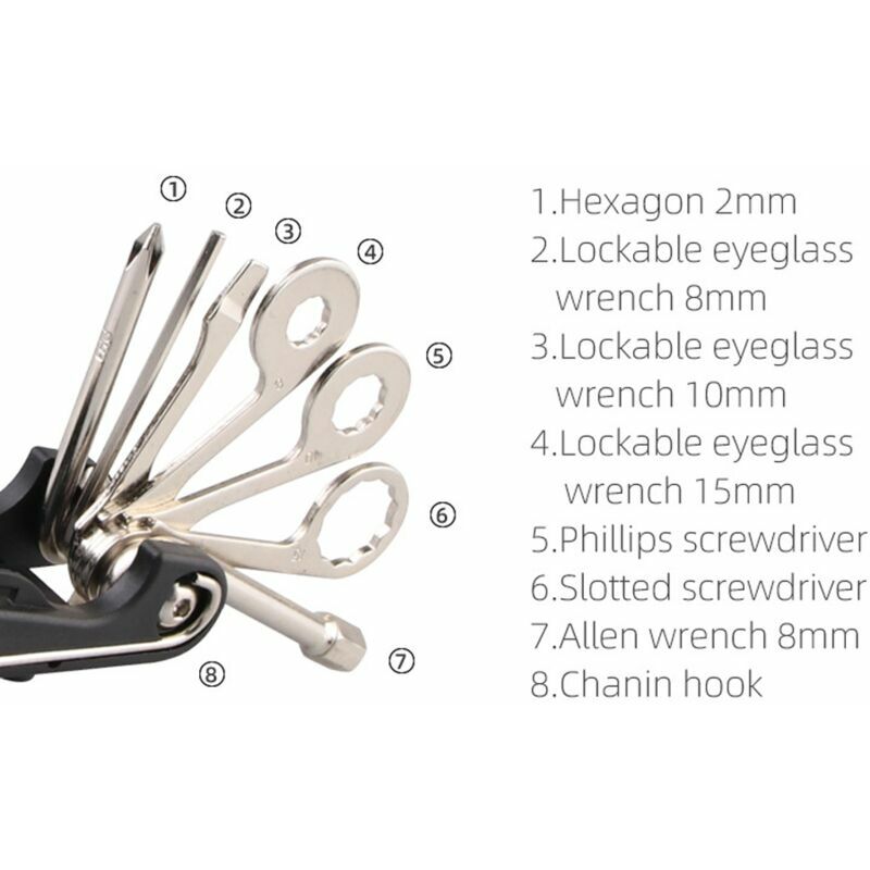 Trousses à Outils de réparation de vélo, Ensemble Multifonctionnel de  réparation de Bicyclette légère pour la réparation de vélo