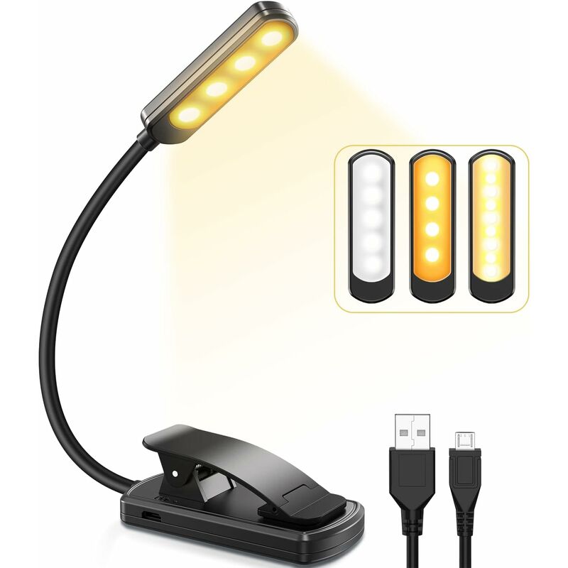 Lampe lecture tactile à LED, branchement USB - Comptoir des Lampes