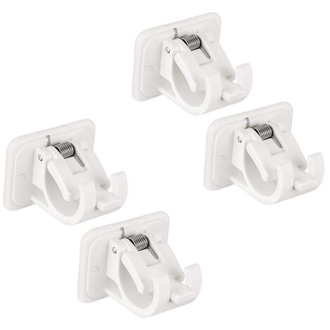 2pcs Support de tige adhésif universel sans perçage Support de