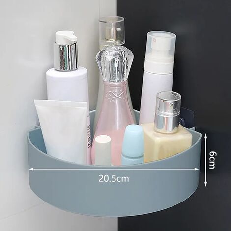 Salle de bain étagère organisateur toilette adhésif shampooing Gel