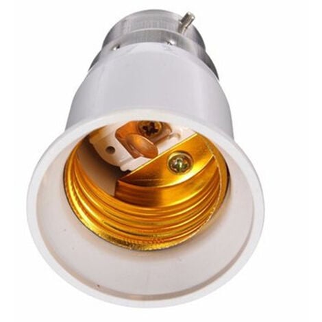 Adaptateur d'ampoule baïonnette B22 à vis Edison E27 support du