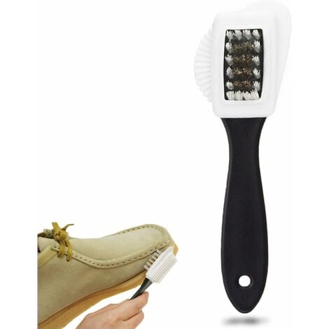 Brosse en daim pour le nettoyage des chaussures - brosse à chaussures  nubuck pour bottes en daim