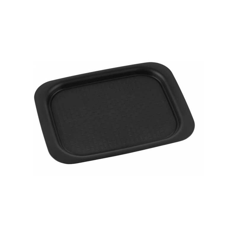 WENKO Plateau antidérapant XL noir, plateau de service en plastique avec  surface antidérapante & dessous structurée avec poignées pratiques pour  servir les repas, 45,5 x 2,3 x 33 cm : : Cuisine et Maison