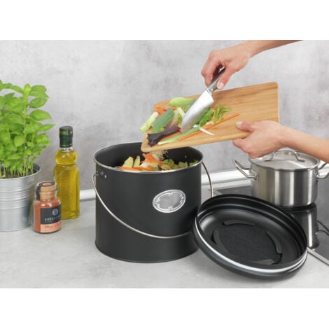 Charbon Actif Poubelle Filtres à Charbon Actif Pour Bac à Compost - 16 Pièces Remplacement - Absorption Odeurs Cuisine Filtre Composteur Cuisine