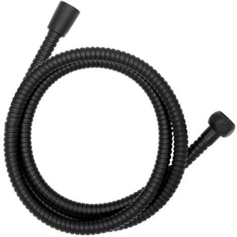 WENKO Flexible de douche Noir