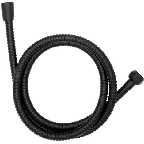 WENKO Flexible de douche Noir