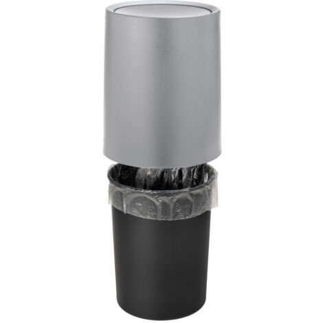 WENKO Poubelle Atri 6 l Gris