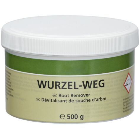 Destructeur de souche WENKO, dévitaliseur souche, accélère la décomposition naturellement sans effort, granulés inoffensifs pour vos sols, Fabrication Allemande,500g