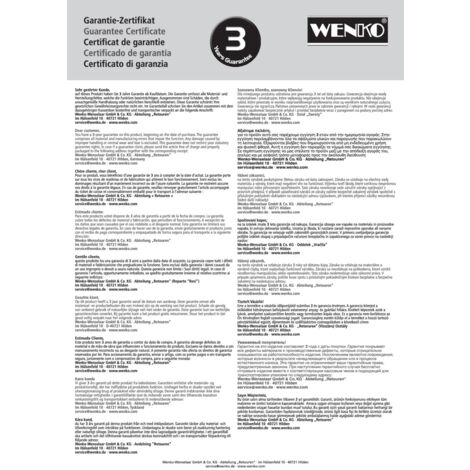 Ensemble de douche WENKO Young 66 cm doré 10 cm flexible 150 cm en acier inoxydable avec pommeau de douche à 3 fonctions et colonne de douche moderne pour un confort optimal dans votre salle de bain (1/5)