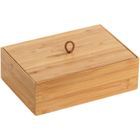 WENKO Boîte avec couvercle en bambou Terra L (1/5)