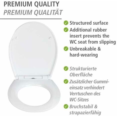 L'abattant WC clipsable à frein de chute : push n clean 