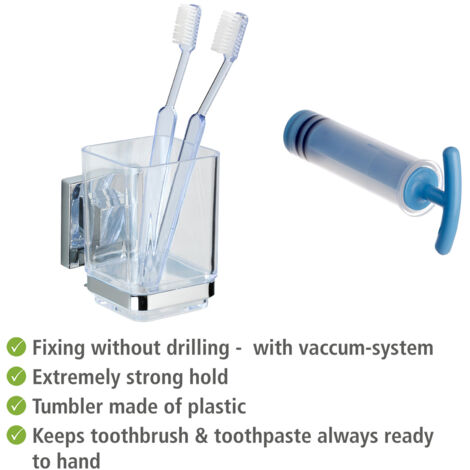 WENKO Porte Brosse à Dent Sydney, Gobelet Brosse à Dent, Céramique