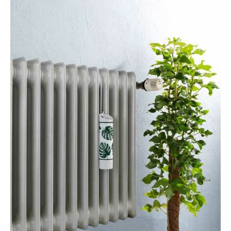 WENKO Saturateur radiateur Feuilles, humidificateur d'air à suspendre avec  crochet inclus, acier inox, Ø 5x20 cm, multicolore