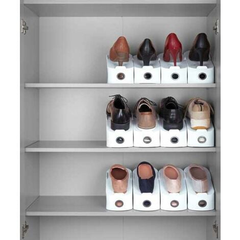 Basicwise Rack de chaussures de rangement, rack de rangement Organisateur  de chaussures de