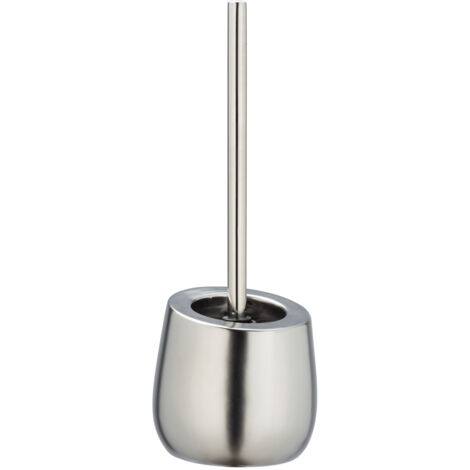 Wenko Badi brosse WC argent chromé design hygiénique
