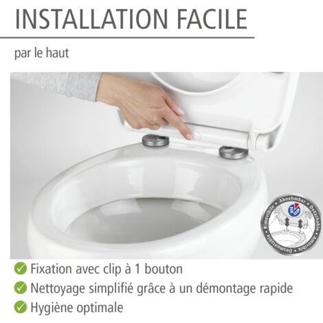 Fixation Wc Suspendu Cuvette Toilette Qui Bouge Abattant La - Main Image